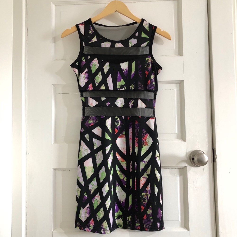 Black & Colourful Summer Dress